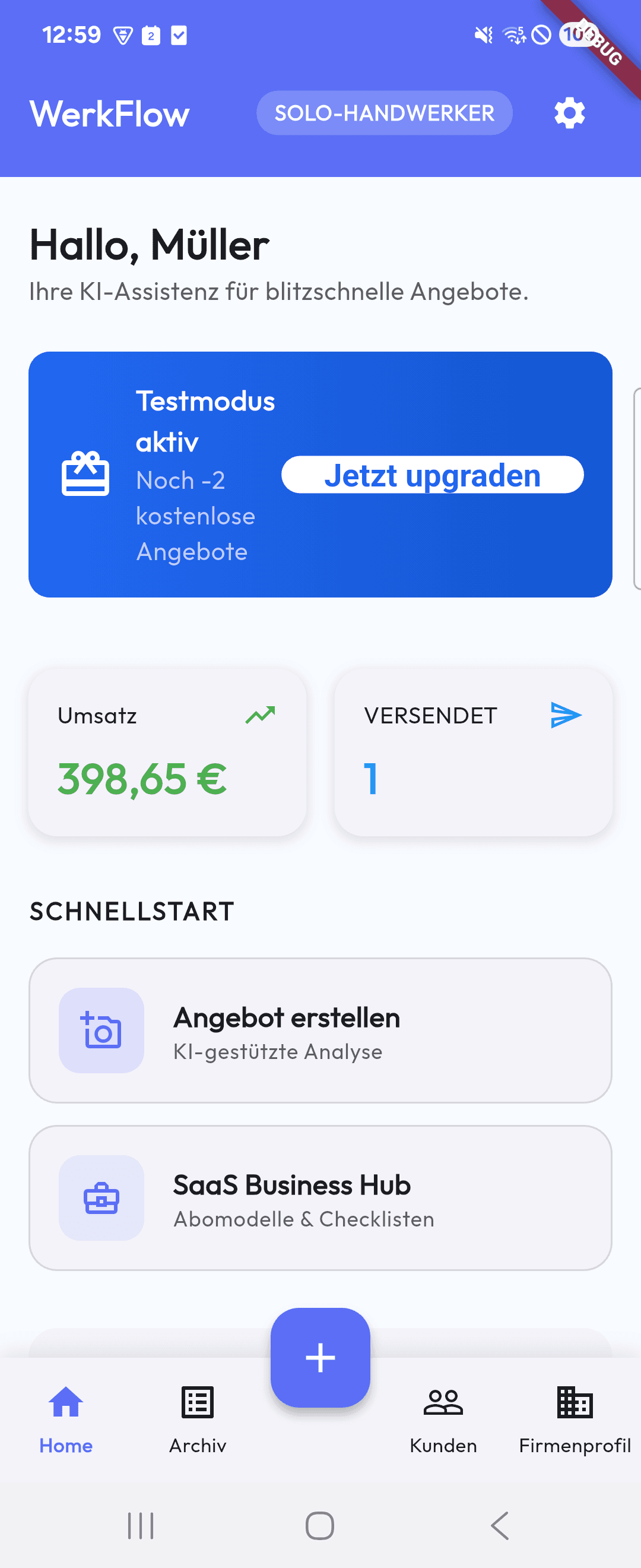 Werkflow – Order dashboard